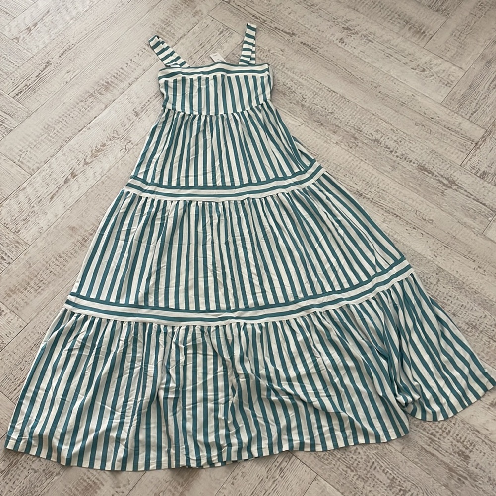 NWT LOFT Beach maxi cotton dress